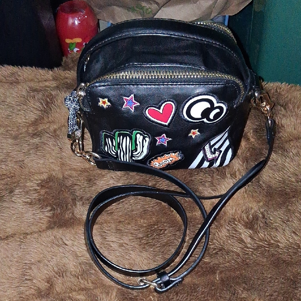 ZARA Stylish Black Crossbody Bag